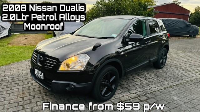 2008 Nissan Dualis 2.0Ltr Pet Alloys Moonroof Economical Inc Mechanical Warranty